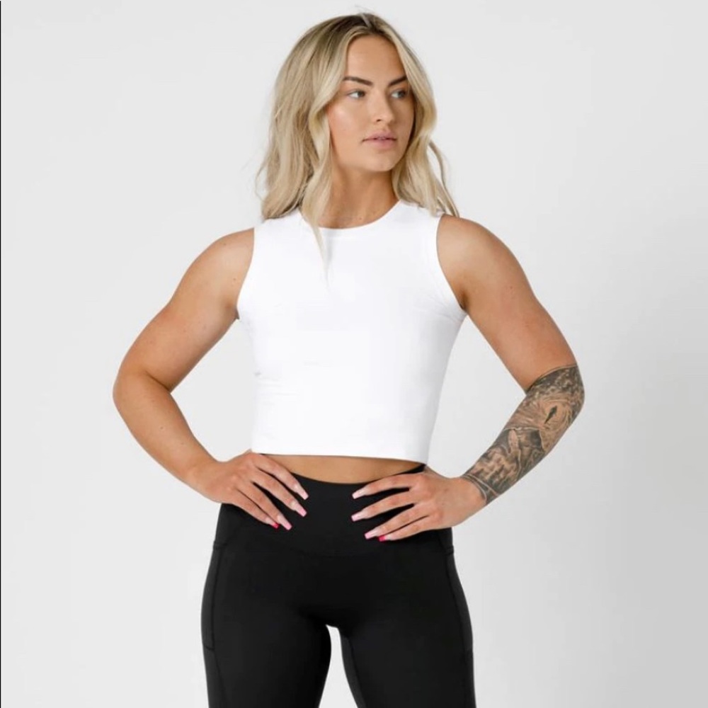 Paragon White Crop Top